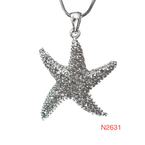 Necklace Starfish, Thick (Lg)