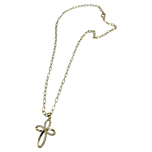 Necklace- cross fancy style