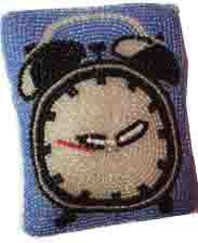 Clock, Blue Background