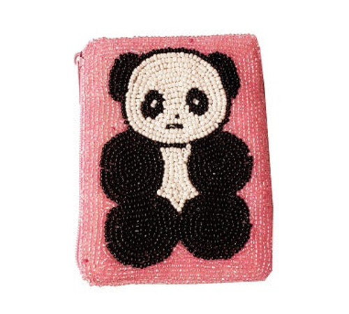 Panda On Pink Background