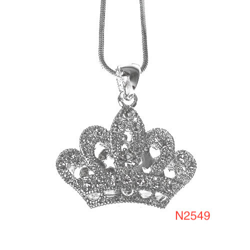 Necklace - Crown flat