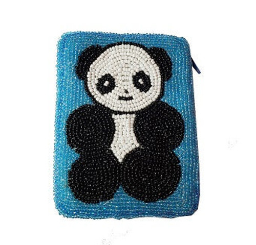 Panda On Blue Background