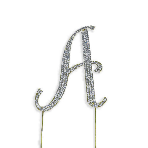 Cake Topper – Alphabet Letter Rhinestone