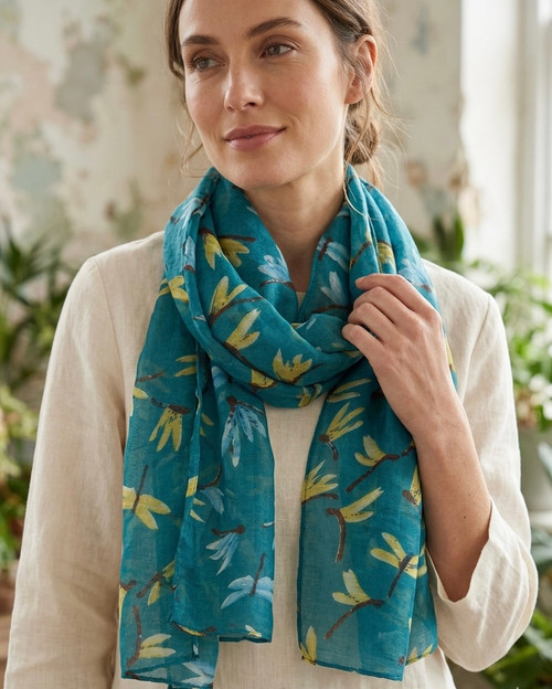 Dragonflies Print Scarf