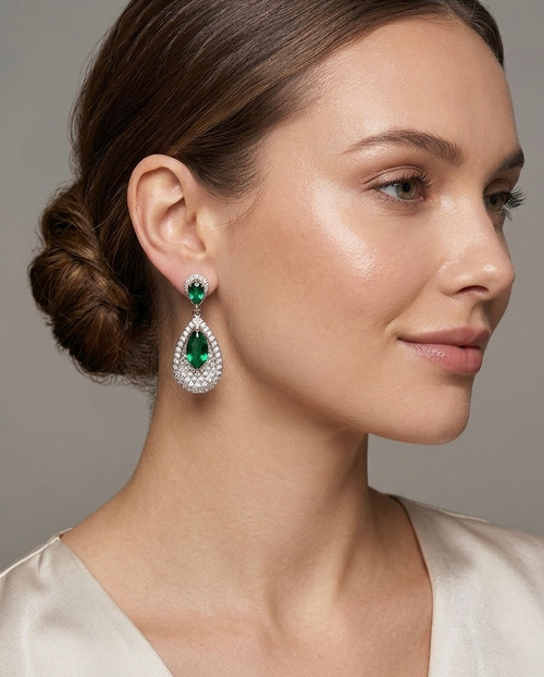 Cubic zirconia oval style in style color option