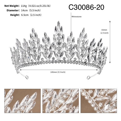 Tiara - Hair Crown  gold or silver