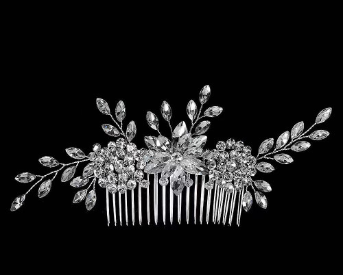 hair comb for bride crystals longer