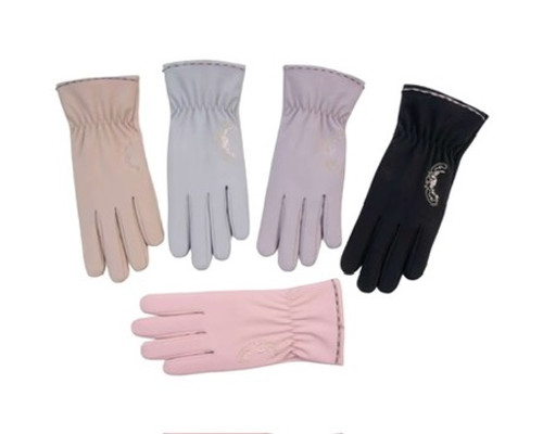 Gloves Velvet Material soft make with solid colour touch screen