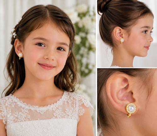 Clip Earring Pearl Size 3mm