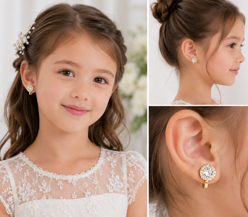 Clip Earring Diamond Size 3mm