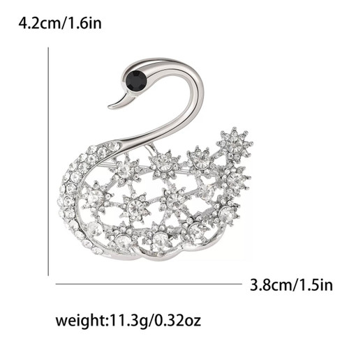 Brooch Swan