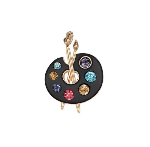 Brooch Artist palette