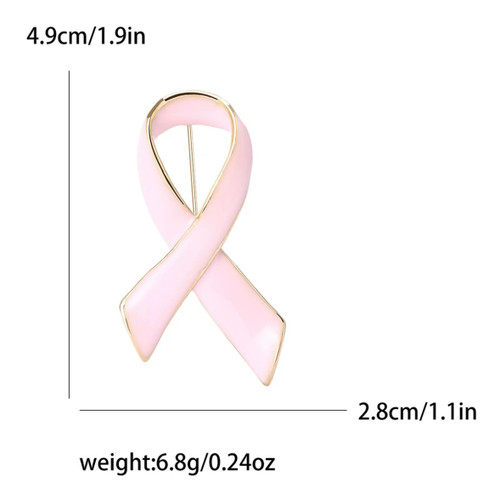 Brooch Pink ribbon