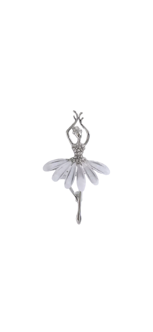 Brooch Ballerina hand uP