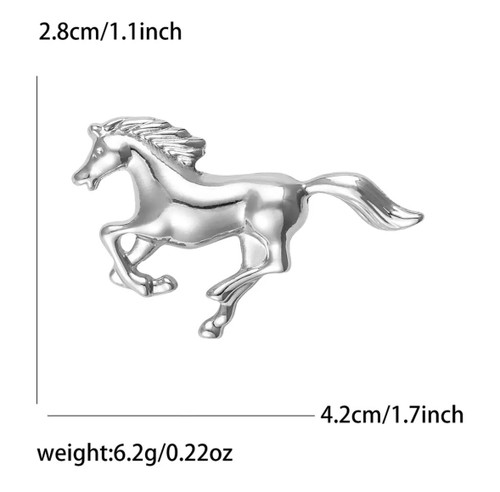 Brooch Running Horse