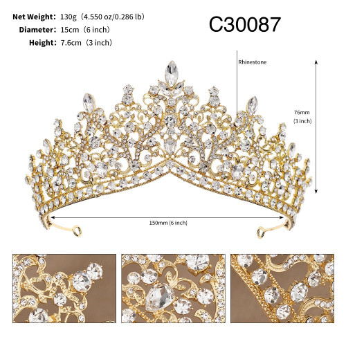 Tirar-Hair Crown silver or gold