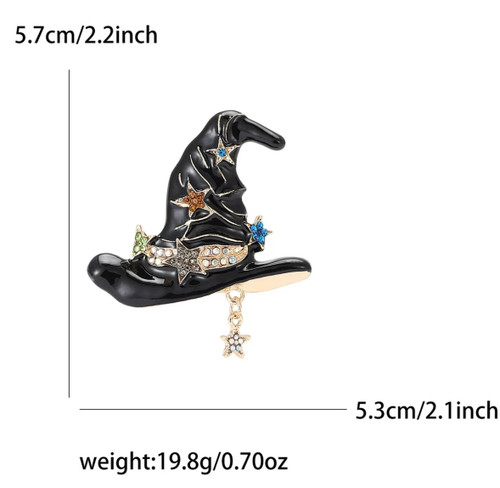 Brooch witch hat