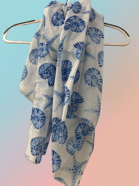Scarf or beach wrap image Marine Organism