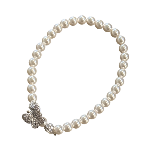 butterfly CZ with Austrian Crystal clay ball