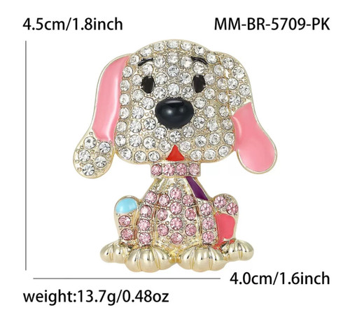 Brooch Dog Big Ear