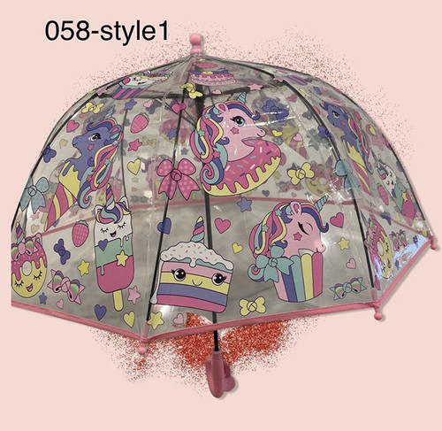 Kids umbrella- Colourful, fun unicorn designs ( 3 styles)