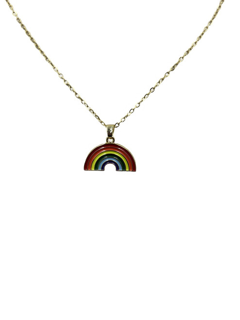Rainbow pendant necklace or bracelet