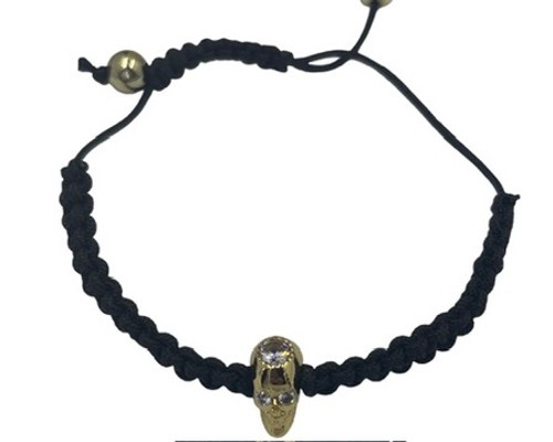 Stylish macrame Bracelet Featuring skull