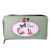 Wallet-Paris mint green w/ white polka dots