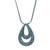 Necklace  Teardrop  Double (Twisted)