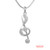 Necklace - Treble Clef, Skinny