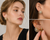 Clip earrings, crystal flowers ( colour options)