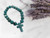 Bracelet-  Cross Turquoise stones  , elastic