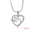 Necklace - Heart Dove