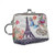 Coin purse- black Eiffel tower w/ butterfly and flowers