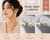 Earring-Hanging pearls with rhinestones ( colour options)