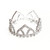 Small hair crown 3 triangles (4cm)