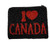B/W I Love Canada, Red on black