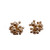 Earring - Copper pearl cluster studs