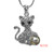 Necklace Cat with Pearl