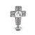 Cross Figurine with hanging crystal (5 x 8cm)