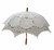 Parasol - laced cotton, fancy design with wood handle - Color Option