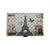 Jewelry box small rectangle-Eiffel Tower with flowers ,on glitter heart background