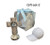 Gift Set- Blue ceramic hat and cross figurine with hanging crystal in clear box with bow