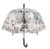 Umbrella- Clear dome with Paris monuments and accessories