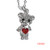 Necklace Teddy with Heart Small