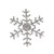 Brooch Snowflake Thin