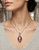 Austrian Crystal Football Necklace