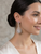Earring-Large hanging AAA cubic zirconia and Austrian crystal tear drop outline earrings with stones inside