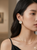 Earring white shell pearl  base gold plated elegant look