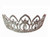 Large hair tiara-  9 points above circles with diamonds in between